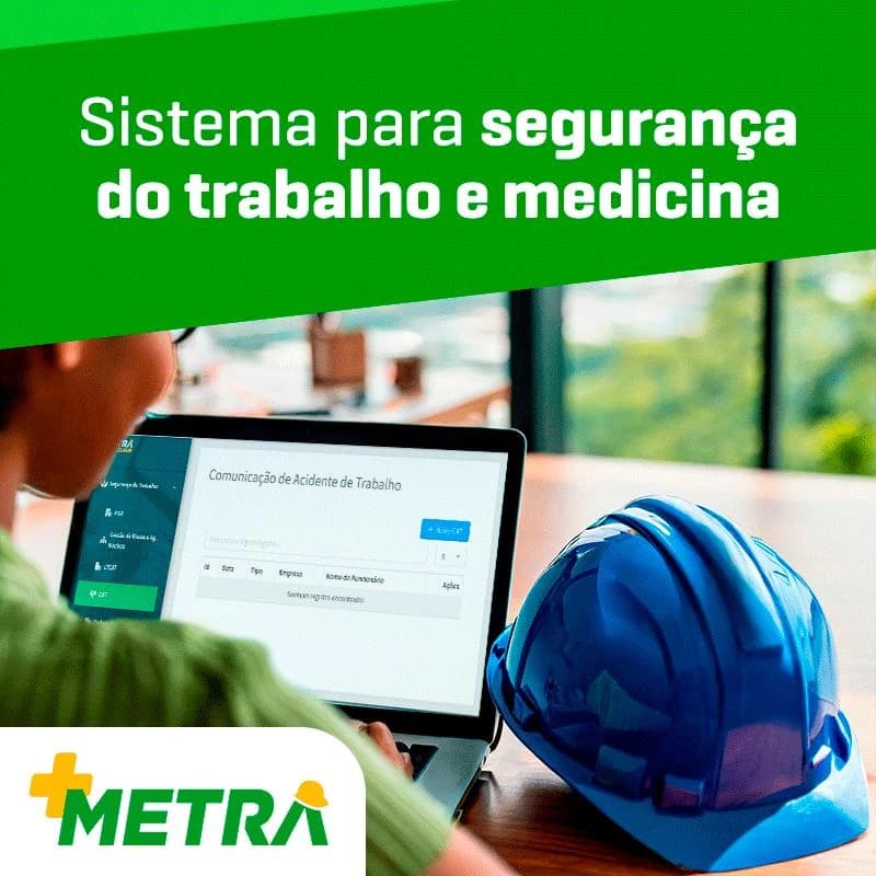 Imagem Sistema para segurança do trabalho e medicina