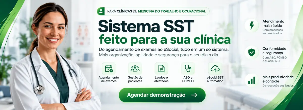 Software de medicina do trabalho para clínicas: agende uma demonstração do Metra