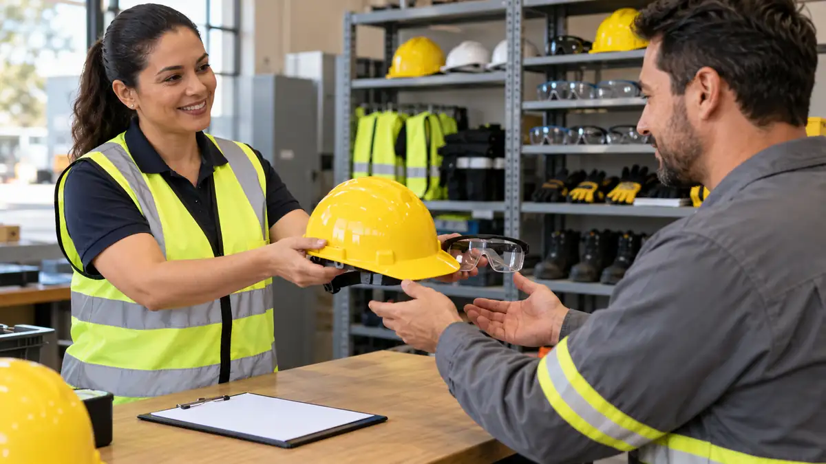 Registro de entrega de equipamento de proteção individual ao trabalhador